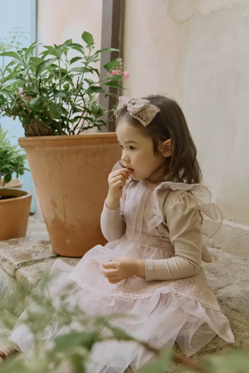 Flo - Korean Baby Fashion - #babyoninstagram - Sier Lace Hairband - 6