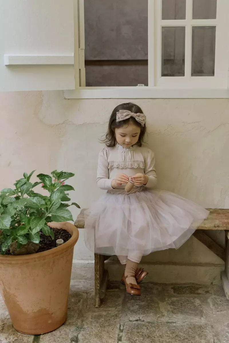 Flo - Korean Baby Fashion - #babyoutfit - Sier Lace Hairband - 9