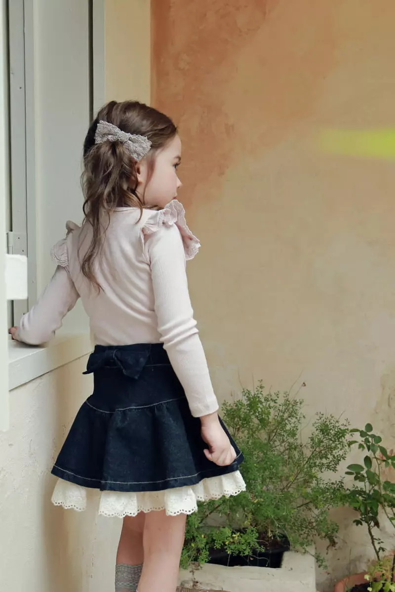 Flo - Korean Baby Fashion - #onlinebabyshop - Frim Lace Hairpin - 9