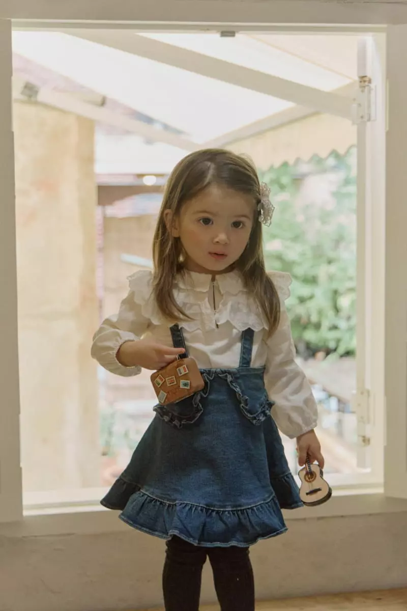 Flo - Korean Children Fashion - #stylishchildhood - Bibi Denim Skirt - 9