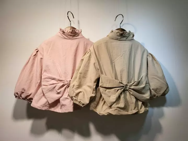 Flower J - Korean Children Fashion - #designkidswear - Ribbon Wind Jacket - 3
