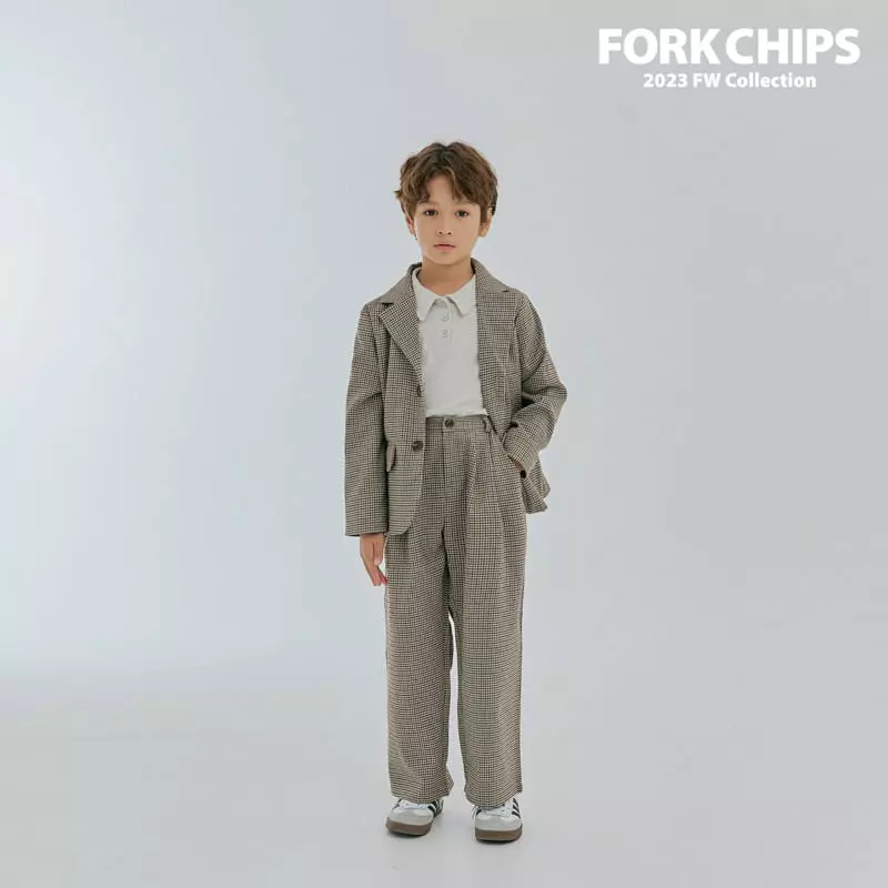 Fork Chips - Korean Children Fashion - #childofig - Hound Pants - 2