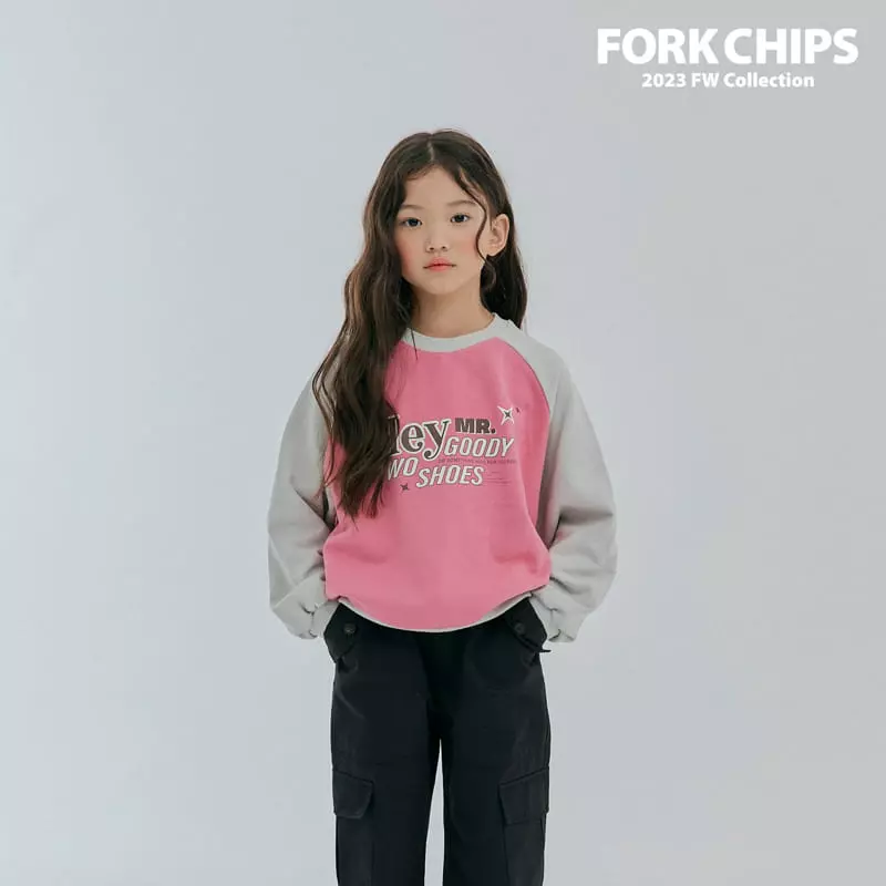 Fork Chips - Korean Children Fashion - #designkidswear - Goodie Raglan Sweatshirt