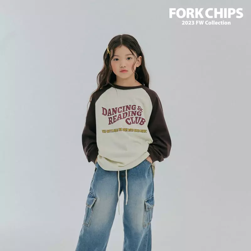 Fork Chips - Korean Children Fashion - #discoveringself - Heavy Tee