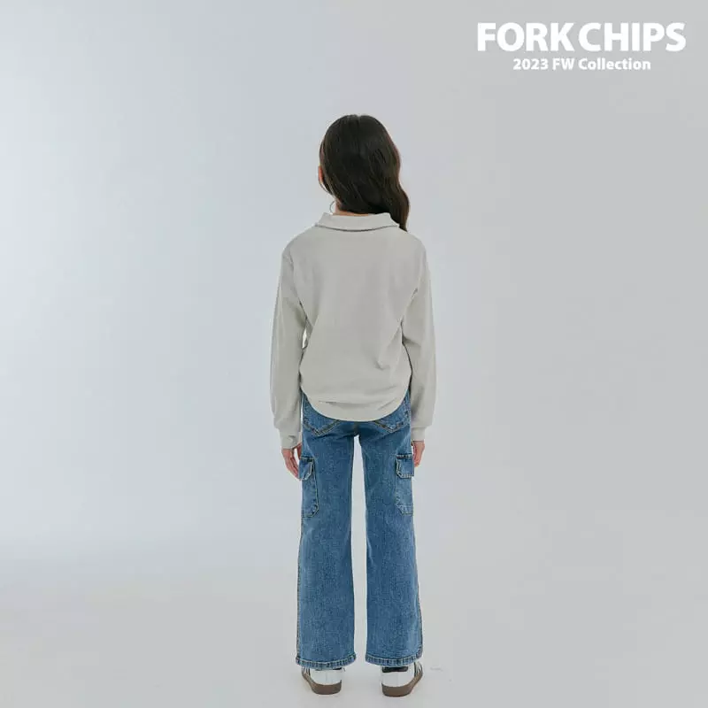 Fork Chips - Korean Children Fashion - #fashionkids - May Bootscut Jeans - 9