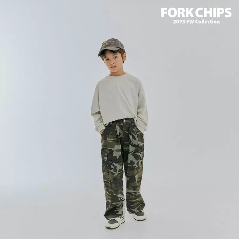 Fork Chips - Korean Children Fashion - #fashionkids - More Tee - 3