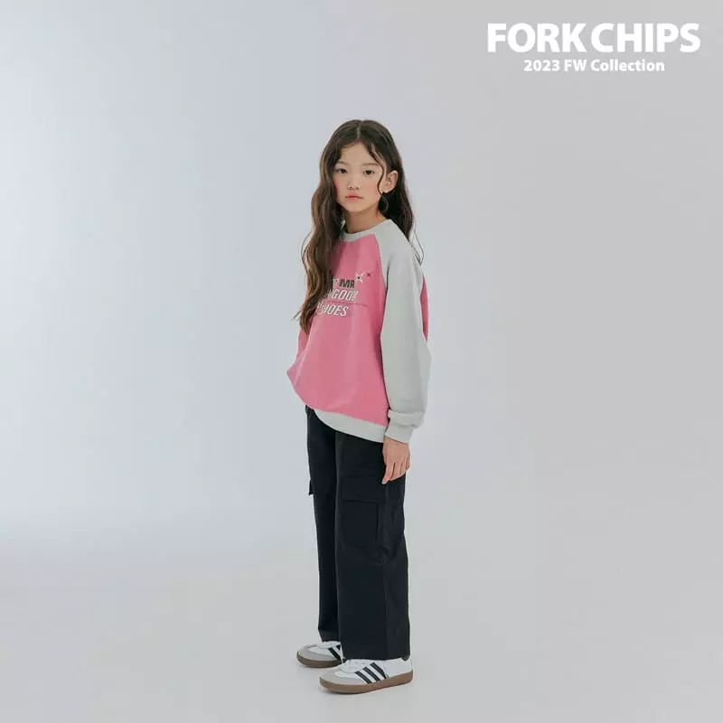 Fork Chips - Korean Children Fashion - #kidsstore - Goodie Raglan Sweatshirt - 5