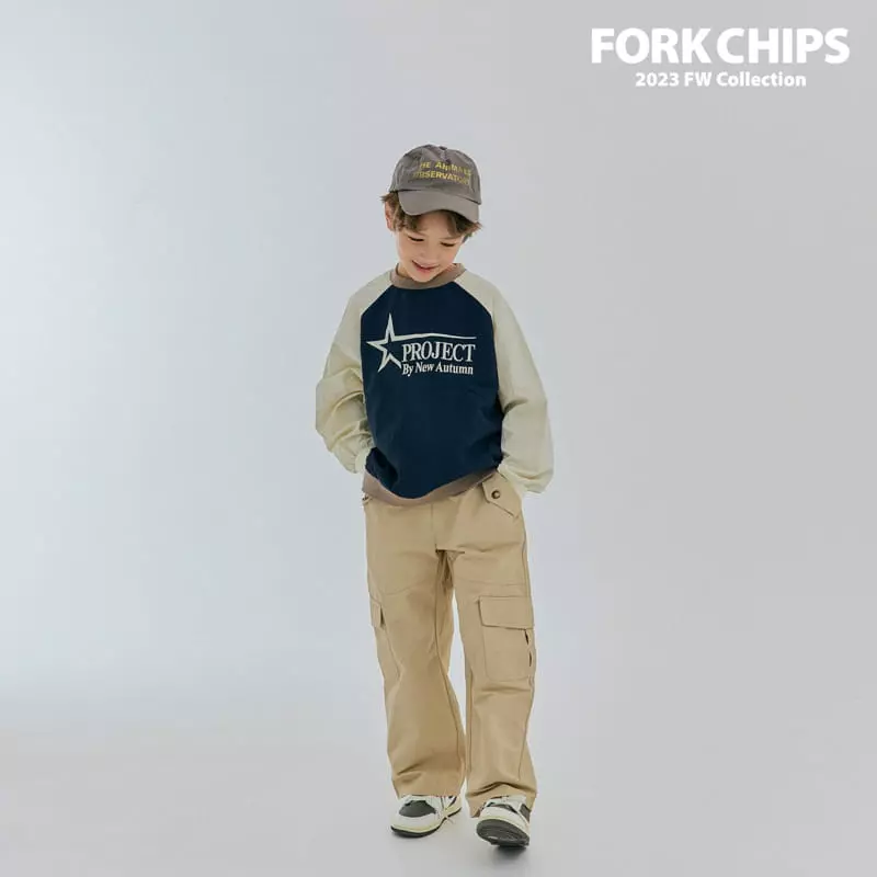 Fork Chips - Korean Children Fashion - #kidsshorts - Star Anorak Sweatshirt - 4