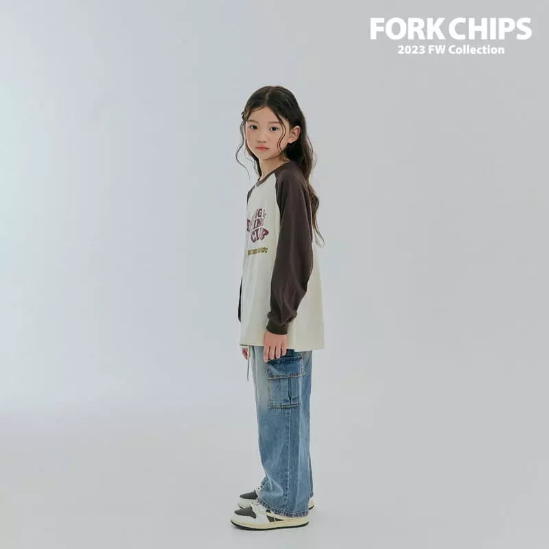 Fork Chips - Korean Children Fashion - #prettylittlegirls - Heavy Tee - 10
