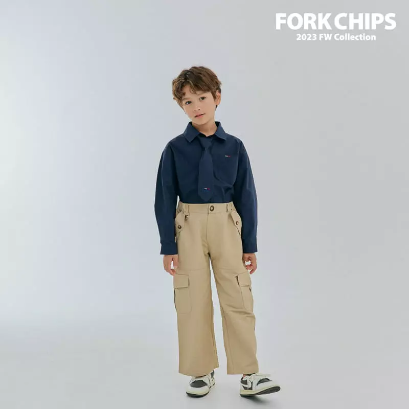 Fork Chips - Korean Children Fashion - #prettylittlegirls - Apfel Neck Tie - 10