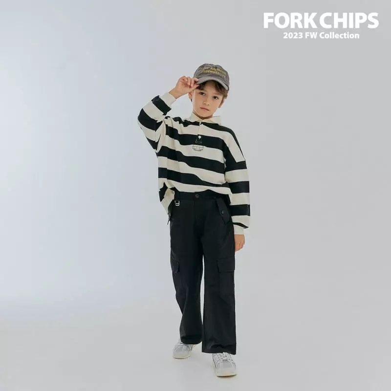 Fork Chips - Korean Children Fashion - #prettylittlegirls - Kinder Stripes Sweatshirt - 9