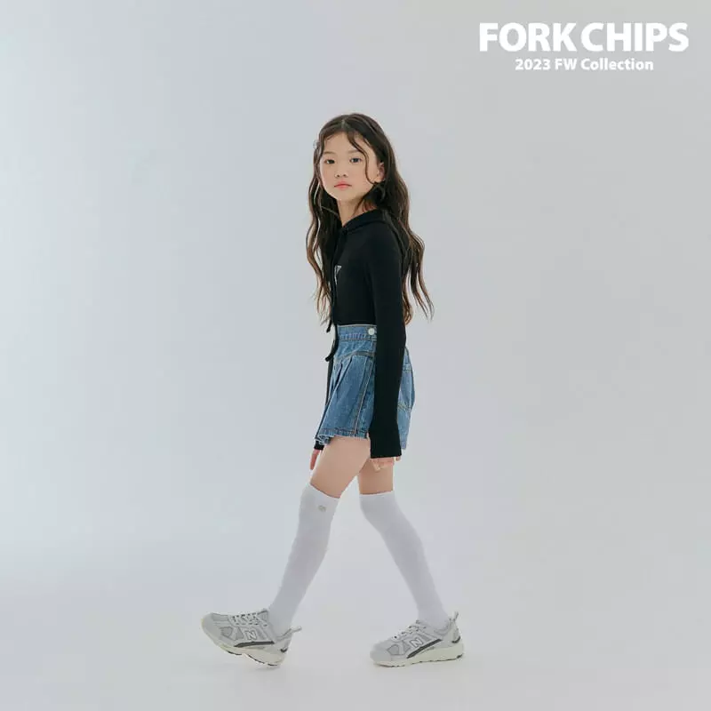 Fork Chips - Korean Children Fashion - #toddlerclothing - Bambi Hoody Tee - 7