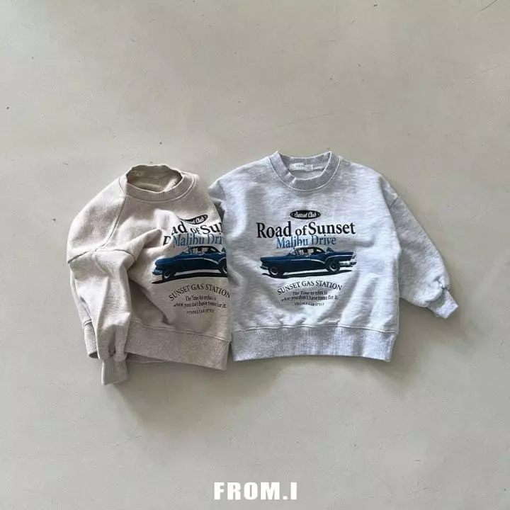 From I - Korean Children Fashion - #childrensboutique - Road Sunset Sweatshirt - 2