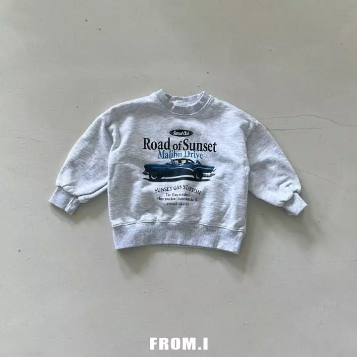 From I - Korean Children Fashion - #designkidswear - Road Sunset Sweatshirt - 3