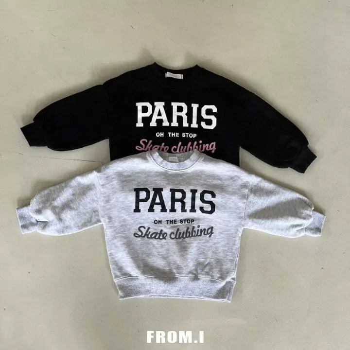 From I - Korean Children Fashion - #discoveringself - Paris Sweatshirt