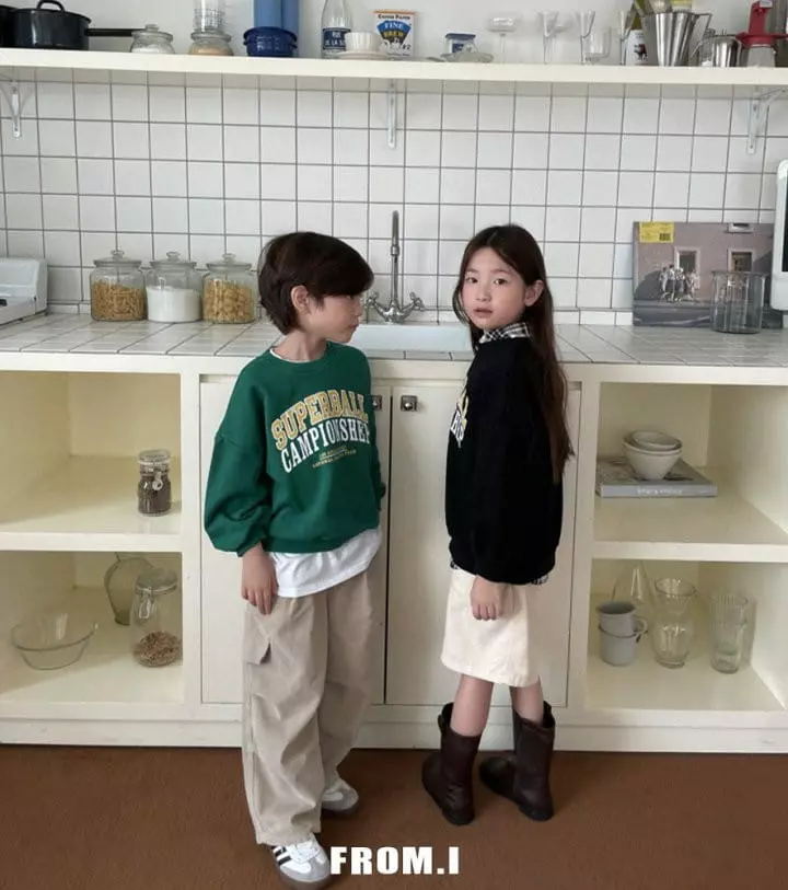 From I - Korean Children Fashion - #kidsshorts - Super Ball Sweatshirt - 11
