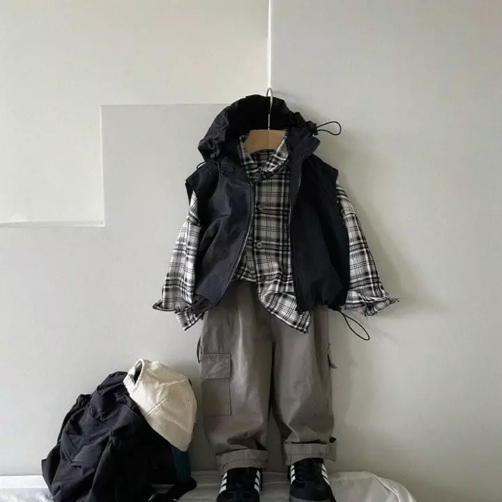 From I - Korean Children Fashion - #kidsshorts - Hoody Vest Jumper - 8