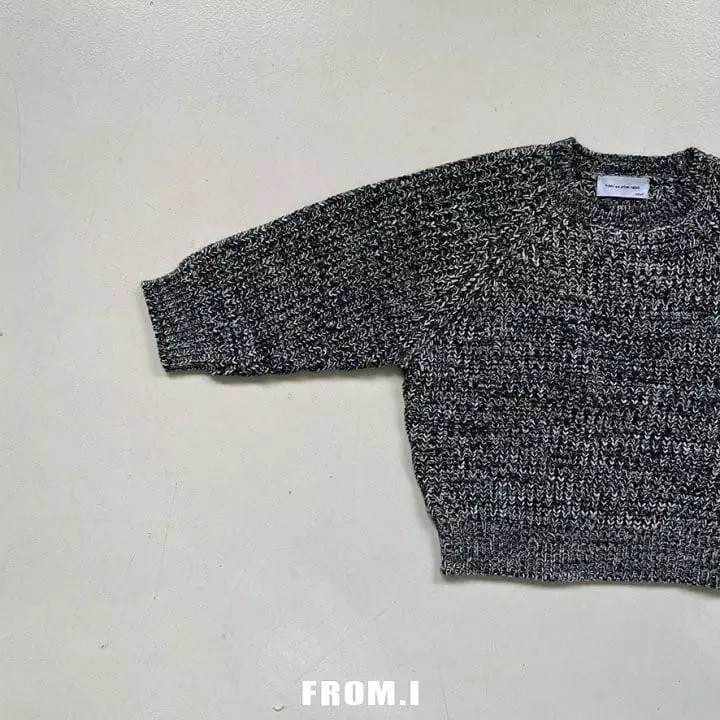 From I - Korean Children Fashion - #littlefashionista - Color Mix Knit Tee - 7