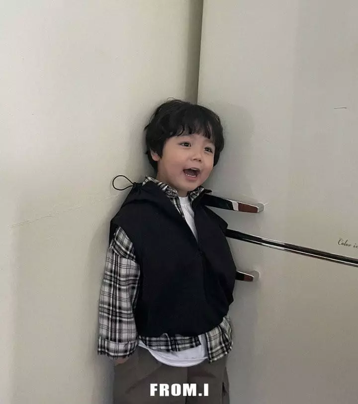 From I - Korean Children Fashion - #minifashionista - Check Shirt - 8