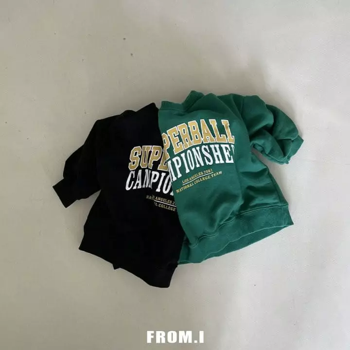 From I - Korean Children Fashion - #minifashionista - Super Ball Sweatshirt