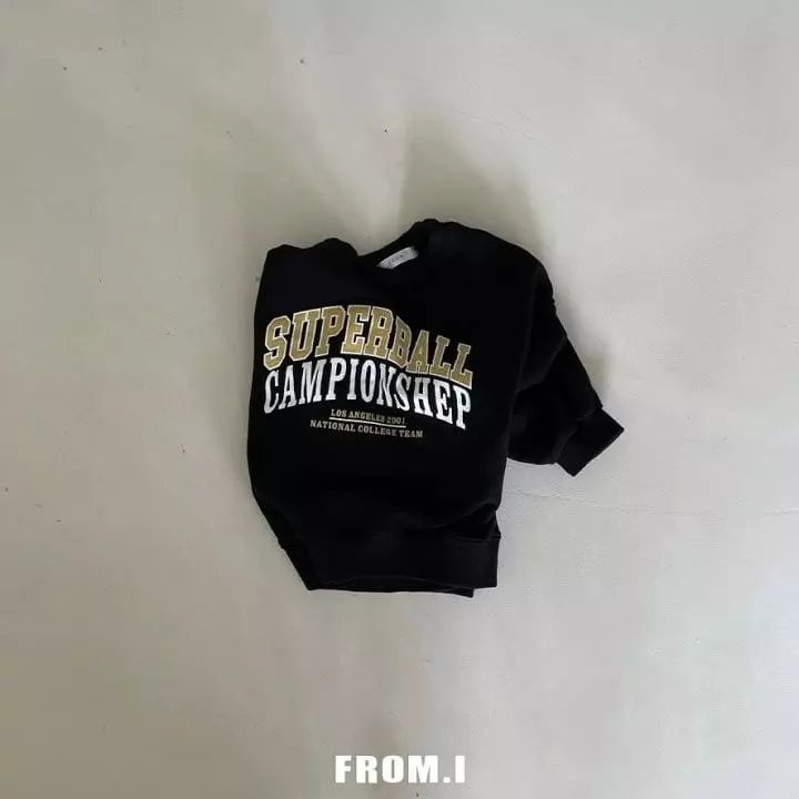 From I - Korean Children Fashion - #todddlerfashion - Super Ball Sweatshirt - 3