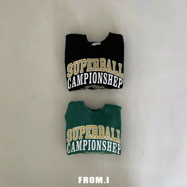 From I - Korean Children Fashion - #todddlerfashion - Super Ball Sweatshirt - 4