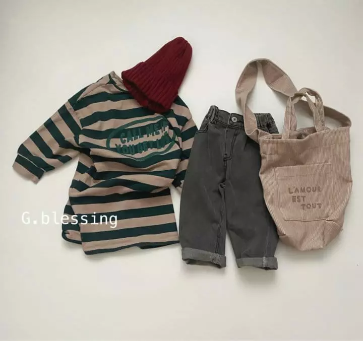 G Blessing - Korean Children Fashion - #Kfashion4kids - Call Me Stripes One-piece - 11