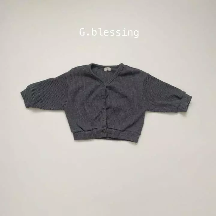 G Blessing - Korean Children Fashion - #discoveringself - To B Waffle Cardigan - 4