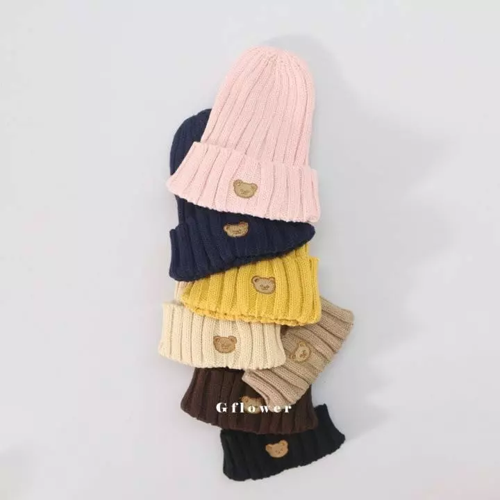 G Flower - Korean Children Fashion - #Kfashion4kids - Embrodiery Bear Beanie - 10
