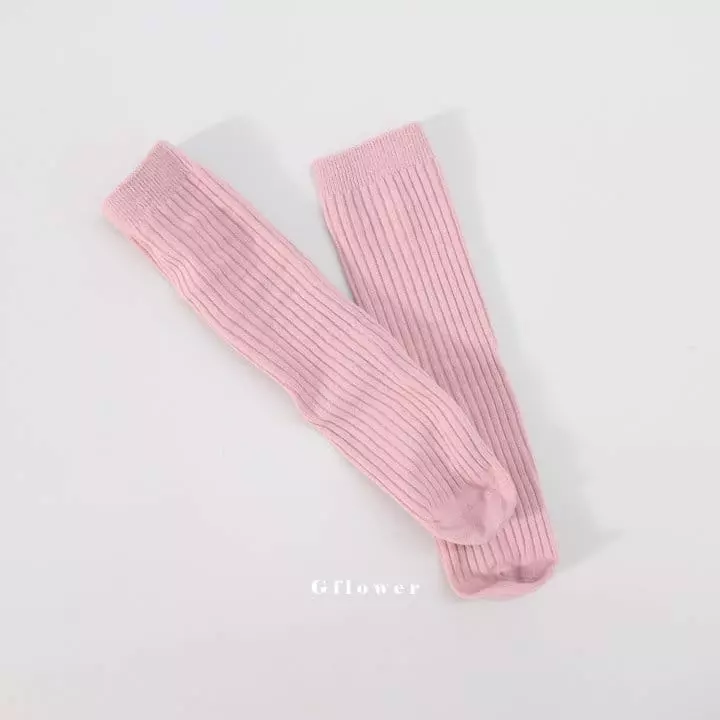 G Flower - Korean Children Fashion - #childofig - Pink Rin Knee Socks - 10