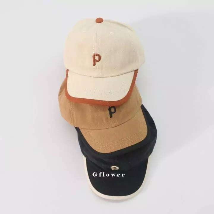 G Flower - Korean Children Fashion - #childofig - P Embrodiery Cap - 8