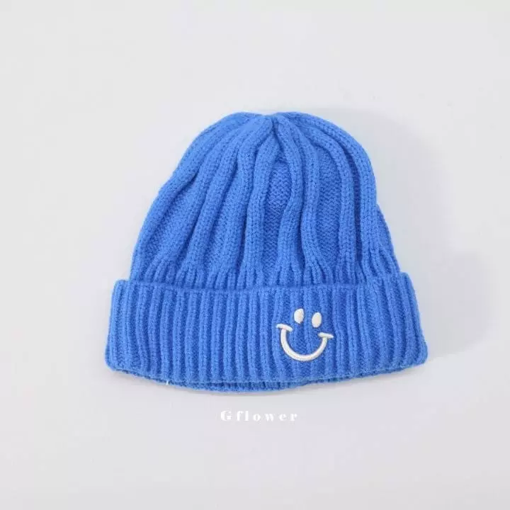 G Flower - Korean Children Fashion - #childofig - Embrodiery Smile Beanie - 2