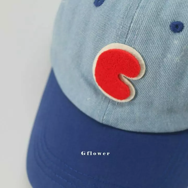 G Flower - Korean Children Fashion - #childrensboutique - Denim Patch Ball Cap - 6