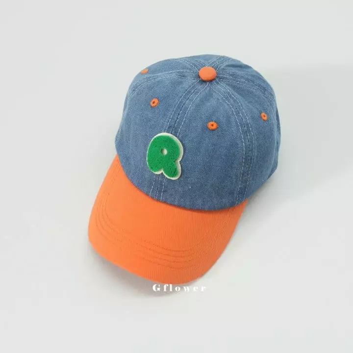 G Flower - Korean Children Fashion - #designkidswear - Denim Patch Ball Cap - 7