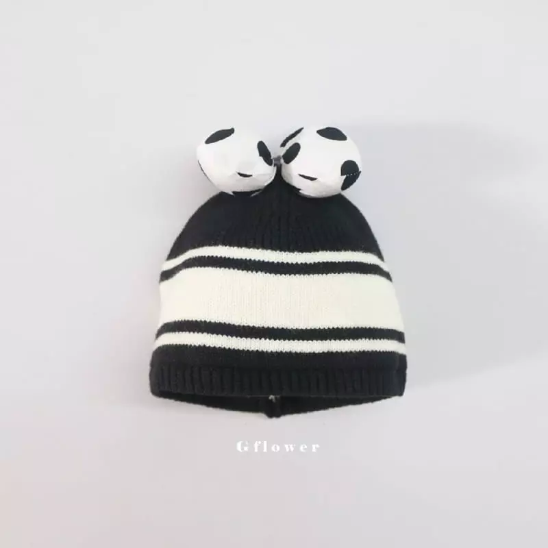 G Flower - Korean Children Fashion - #designkidswear - Dot Ribbon Beanie - 2