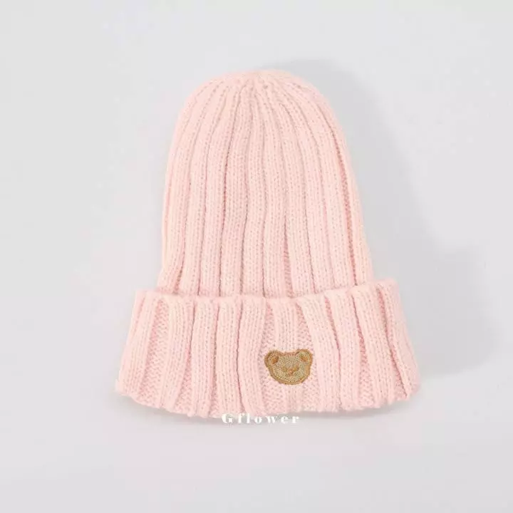 G Flower - Korean Children Fashion - #discoveringself - Embrodiery Bear Beanie - 5