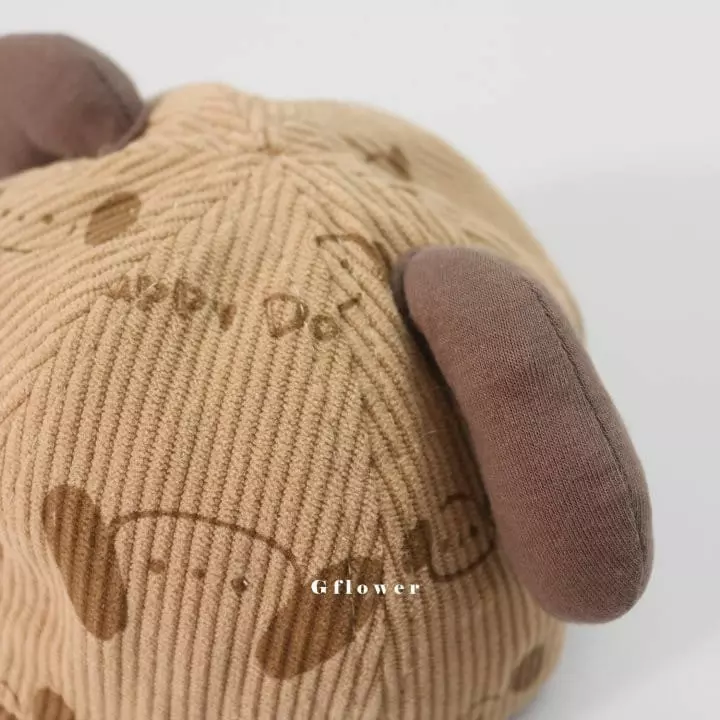 G Flower - Korean Children Fashion - #kidsshorts - Aga Rib Puppy Ball Cap - 2