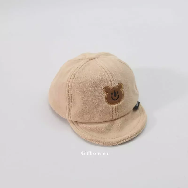 G Flower - Korean Children Fashion - #kidsstore - Aga Fleece Ball Cap - 3