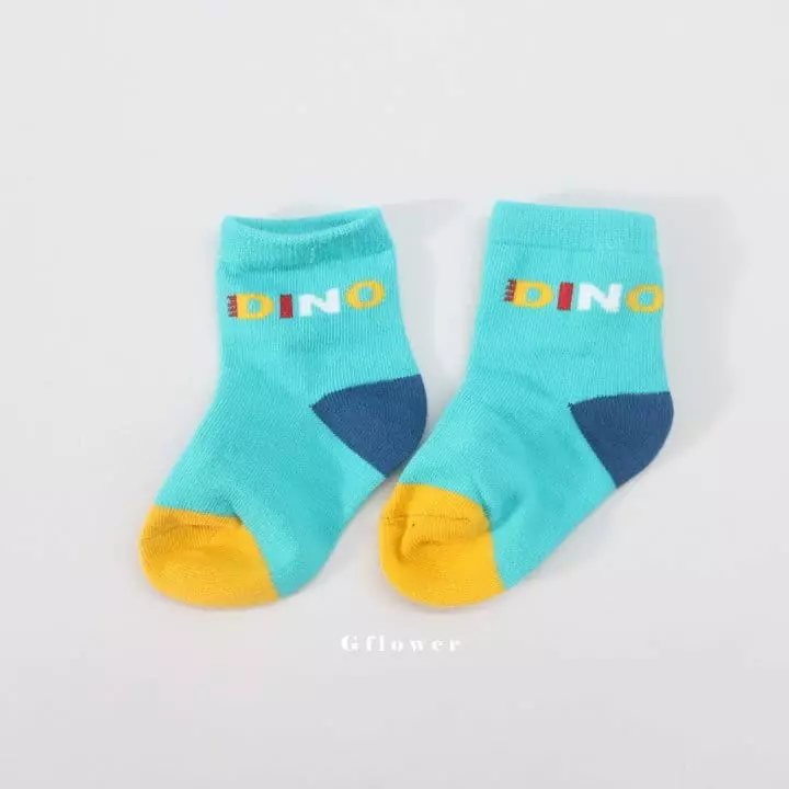G Flower - Korean Children Fashion - #kidzfashiontrend - Dino Socks Set - 6