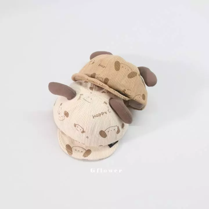 G Flower - Korean Children Fashion - #littlefashionista - Aga Rib Puppy Ball Cap - 6