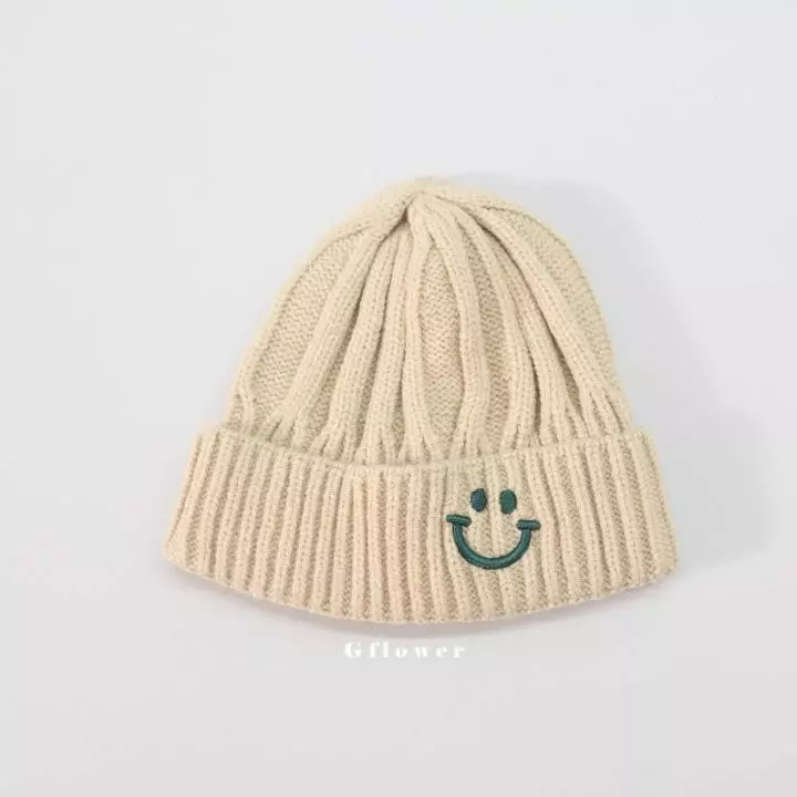 G Flower - Korean Children Fashion - #littlefashionista - Embrodiery Smile Beanie - 12