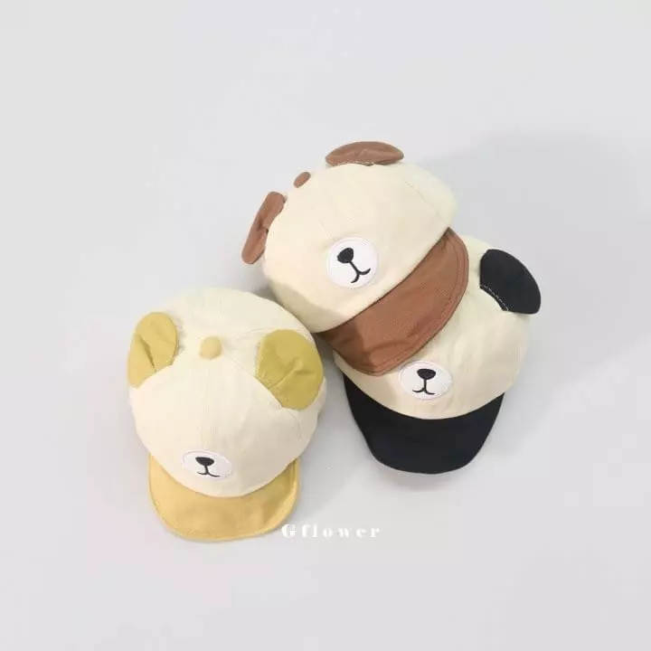 G Flower - Korean Children Fashion - #magicofchildhood - Aga Bear Ball Cap - 8
