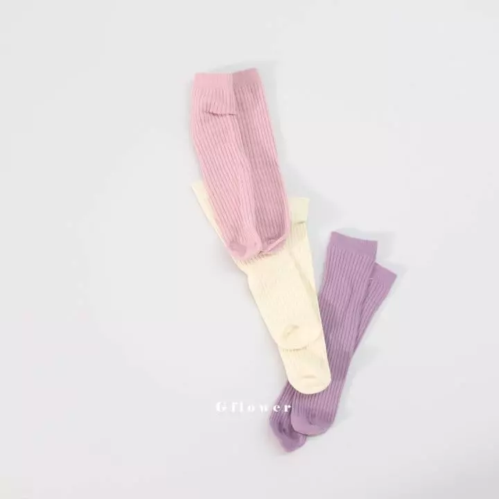 G Flower - Korean Children Fashion - #minifashionista - Pink Rin Knee Socks - 5