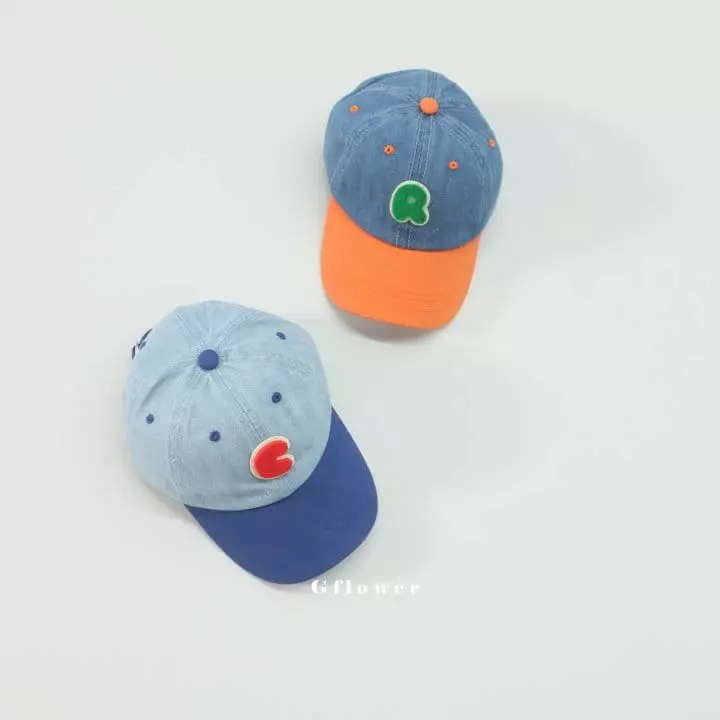 G Flower - Korean Children Fashion - #prettylittlegirls - Denim Patch Ball Cap