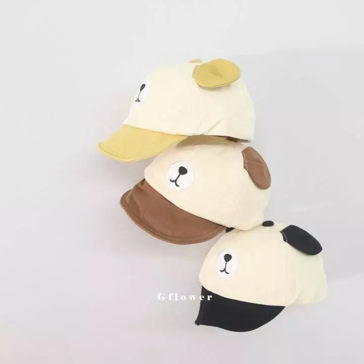 G Flower - Korean Children Fashion - #prettylittlegirls - Aga Bear Ball Cap - 10