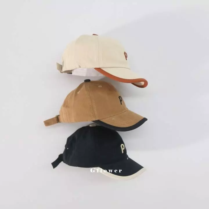 G Flower - Korean Children Fashion - #prettylittlegirls - P Embrodiery Cap - 6