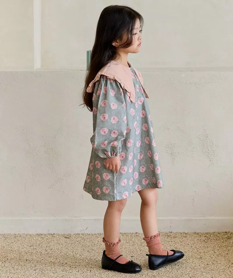 Ggomare - Korean Children Fashion - #Kfashion4kids - Love One-piece - 7