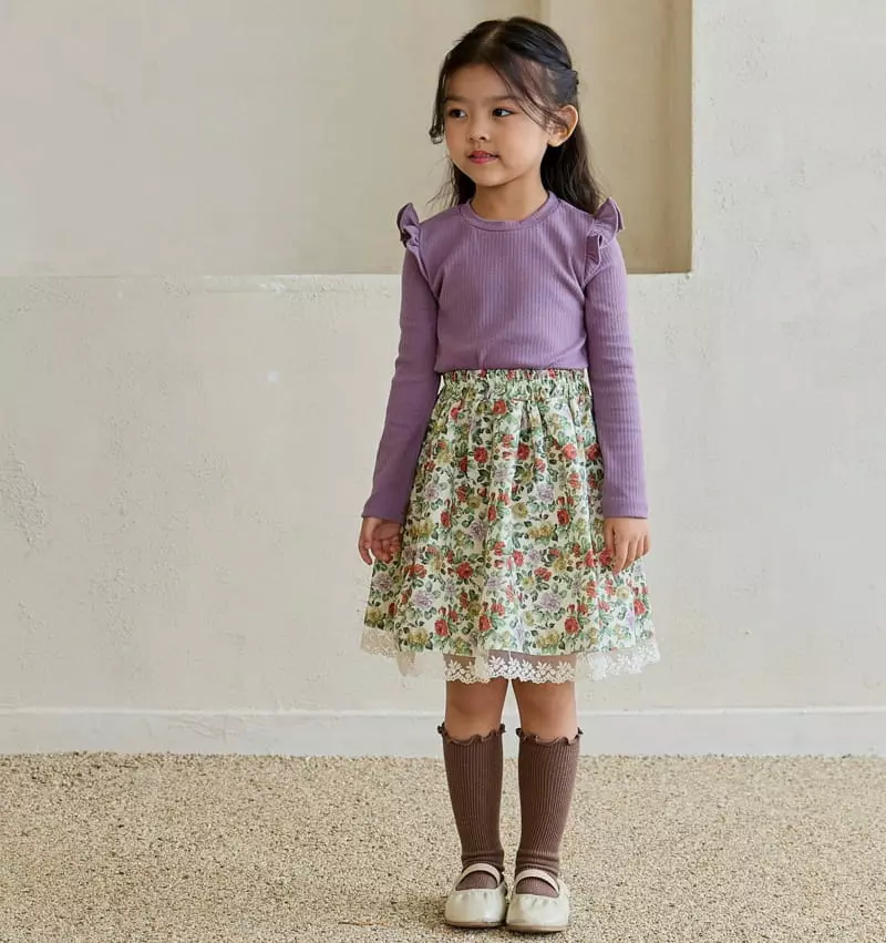 Ggomare - Korean Children Fashion - #magicofchildhood - Bebe Frill Tee - 9