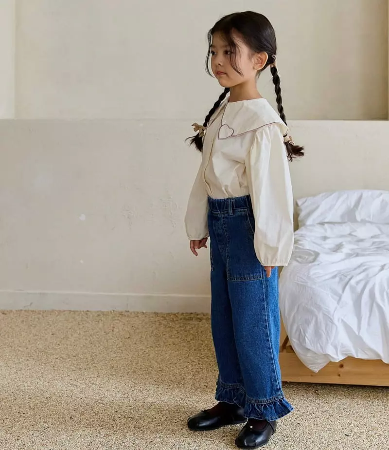 Ggomare - Korean Children Fashion - #toddlerclothing - Heart Blouse - 11