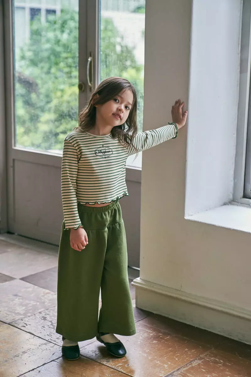 Green Tomato - Korean Children Fashion - #Kfashion4kids - Stripes Tee - 9